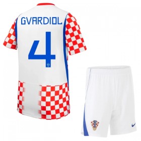 Hrvatska Gvardiol 4 Dječji Domaći Nogometni Dresovi SP 2026