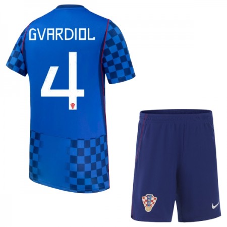 Hrvatska Gvardiol 4 Dječji Gostujući Nogometni Dresovi SP 2026