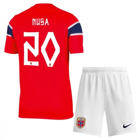 Norveška Nusa 20 Dječji Domaći Nogometni Dresovi SP 2026 Norveška Nusa 20 Dječji Domaći Nogometni Dresovi SP 2026