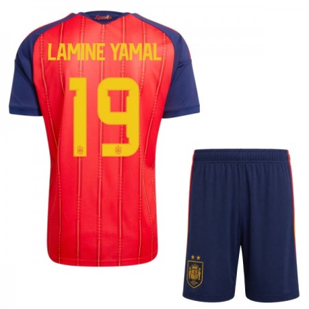 Španjolska 2 Stars Lamine Yamal 19 Dječji Domaći Nogometni Dresovi SP 2026 Španjolska 2 Stars Lamine Yamal 19 Dječji Domaći Nogometni Dresovi SP 2026