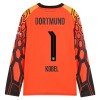 Borussia Dortmund Kobel 1 Golmanski Domaći Nogometni Dresovi 2026-27 Naranča L/S
