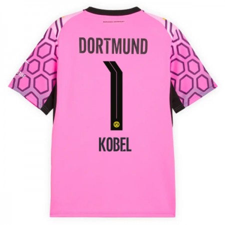 Borussia Dortmund Kobel 1 Golmanski Gostujući Nogometni Dresovi 2026-27 Ružičasta Borussia Dortmund Kobel 1 Golmanski Gostujući Nogometni Dresovi 2026-27 Ružičasta
