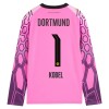 Borussia Dortmund Kobel 1 Golmanski Gostujući Nogometni Dresovi 2026-27 Ružičasta L/S Borussia Dortmund Kobel 1 Golmanski Gostujući Nogometni Dresovi 2026-27 Ružičasta L/S