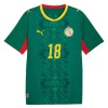 Senegal Sarr 18 Gostujući Nogometni Dresovi SP 2026