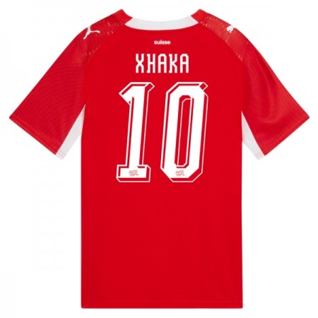 Švicarska Granit Xhaka 10 Domaći Nogometni Dresovi SP 2026 Švicarska Granit Xhaka 10 Domaći Nogometni Dresovi SP 2026