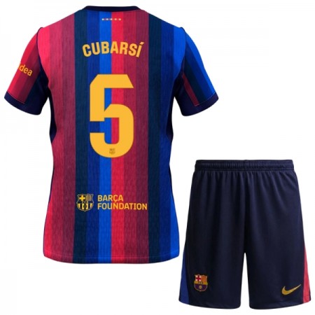 FC Barcelona Cubarsi 5 Dječji Domaći Nogometni Dresovi 2026-27 FC Barcelona Cubarsi 5 Dječji Domaći Nogometni Dresovi 2026-27