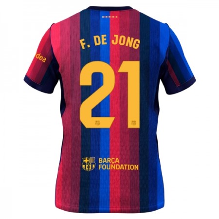 FC Barcelona F. De Jong 21 Domaći Nogometni Dresovi 2026-27