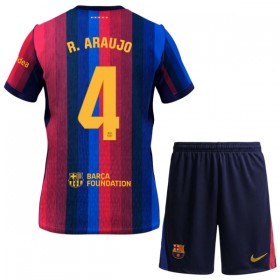 FC Barcelona R. Araujo 4 Dječji Domaći Nogometni Dresovi 2026-27