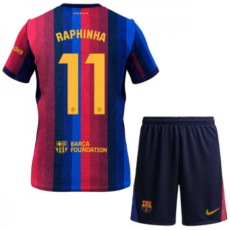 FC Barcelona Raphinha 11 Dječji Domaći Nogometni Dresovi 2026-27 FC Barcelona Raphinha 11 Dječji Domaći Nogometni Dresovi 2026-27