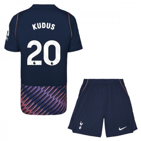 Tottenham Hotspur Kudus 20 Dječji Gostujući Nogometni Dresovi 2026-27 Tottenham Hotspur Kudus 20 Dječji Gostujući Nogometni Dresovi 2026-27