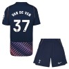 Tottenham Hotspur Van De Ven 37 Dječji Gostujući Nogometni Dresovi 2026-27 Tottenham Hotspur Van De Ven 37 Dječji Gostujući Nogometni Dresovi 2026-27