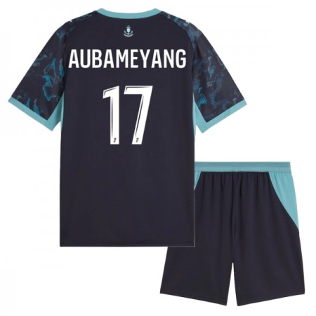 Olympique de Marseille Aubameyang 17 Dječji Gostujući Nogometni Dresovi 2026-27 Olympique de Marseille Aubameyang 17 Dječji Gostujući Nogometni Dresovi 2026-27
