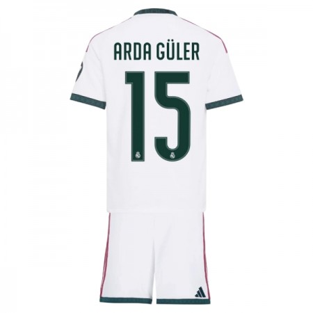 Real Madrid Arda Guler 15 Dječji Domaći Nogometni Dresovi 2026-27 Real Madrid Arda Guler 15 Dječji Domaći Nogometni Dresovi 2026-27