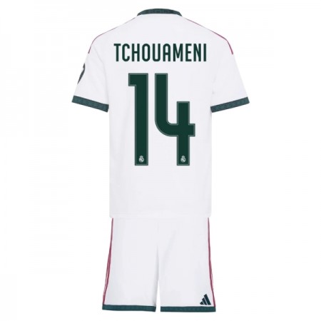 Real Madrid Tchouameni 14 Dječji Domaći Nogometni Dresovi 2026-27 Real Madrid Tchouameni 14 Dječji Domaći Nogometni Dresovi 2026-27