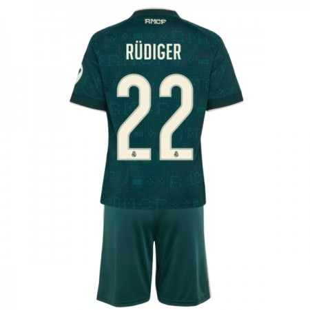 Real Madrid Rudiger 22 Dječji Gostujući Nogometni Dresovi 2026-27