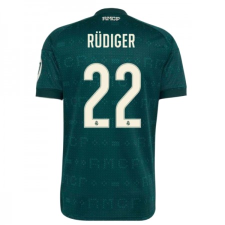 Real Madrid Rudiger 22 Gostujući Nogometni Dresovi 2026-27 Real Madrid Rudiger 22 Gostujući Nogometni Dresovi 2026-27