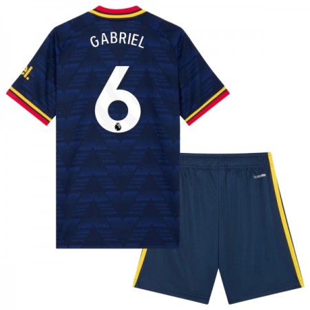 Arsenal Gabriel 6 Dječji Gostujući Nogometni Dresovi 2026-27 Arsenal Gabriel 6 Dječji Gostujući Nogometni Dresovi 2026-27