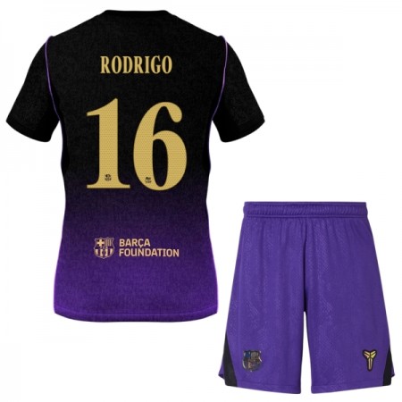 FC Barcelona Rodrigo 16 Dječji Gostujući Nogometni Dresovi 2026-27 FC Barcelona Rodrigo 16 Dječji Gostujući Nogometni Dresovi 2026-27