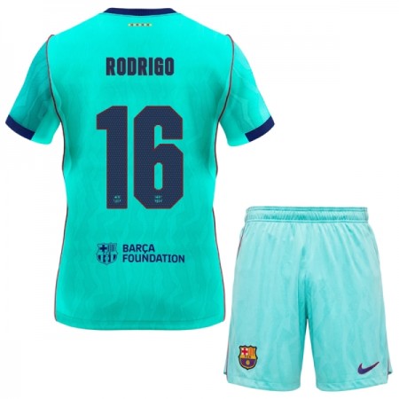 FC Barcelona Rodrigo 16 Dječji Treći Nogometni Dresovi 2026-27 FC Barcelona Rodrigo 16 Dječji Treći Nogometni Dresovi 2026-27