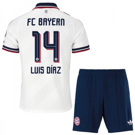 FC Bayern München Luis Diaz 14 Dječji Gostujući Nogometni Dresovi 2026-27 FC Bayern München Luis Diaz 14 Dječji Gostujući Nogometni Dresovi 2026-27