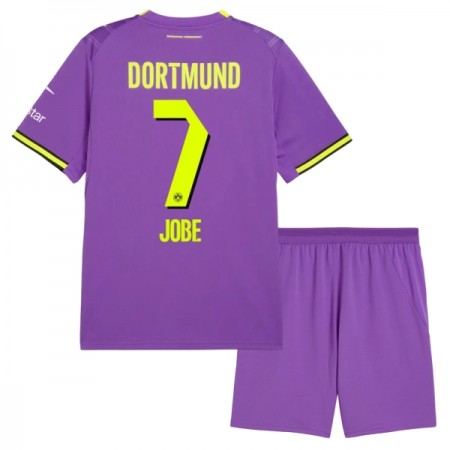 Borussia Dortmund Jobe 7 Dječji Treći Nogometni Dresovi 2026-27 Borussia Dortmund Jobe 7 Dječji Treći Nogometni Dresovi 2026-27