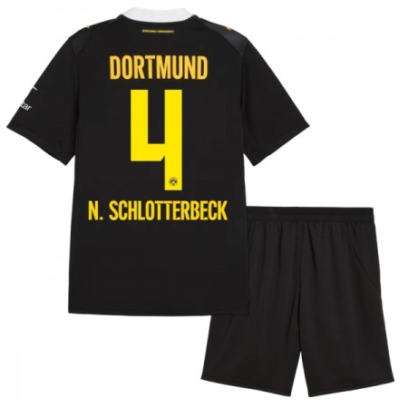 Borussia Dortmund N. Schlotterbeck 4 Dječji Gostujući Nogometni Dresovi 2026-27 Borussia Dortmund N. Schlotterbeck 4 Dječji Gostujući Nogometni Dresovi 2026-27