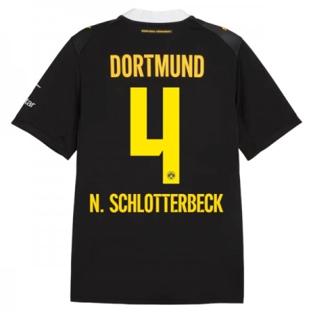 Borussia Dortmund N. Schlotterbeck 4 Gostujući Nogometni Dresovi 2026-27 Borussia Dortmund N. Schlotterbeck 4 Gostujući Nogometni Dresovi 2026-27