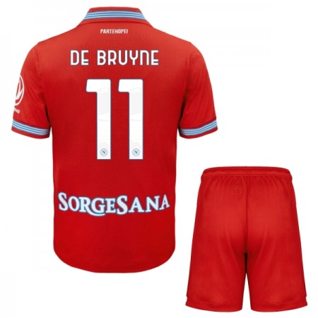 SSC Napoli De Bruyne 11 Dječji Treći Nogometni Dresovi 2026-27 SSC Napoli De Bruyne 11 Dječji Treći Nogometni Dresovi 2026-27