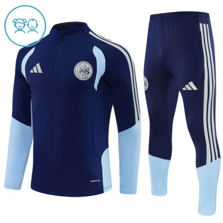 Ajax Dječji Sweatshirt Za Trening 1/4-Zip 2026-27 Plava Ajax Dječji Sweatshirt Za Trening 1/4-Zip 2026-27 Plava