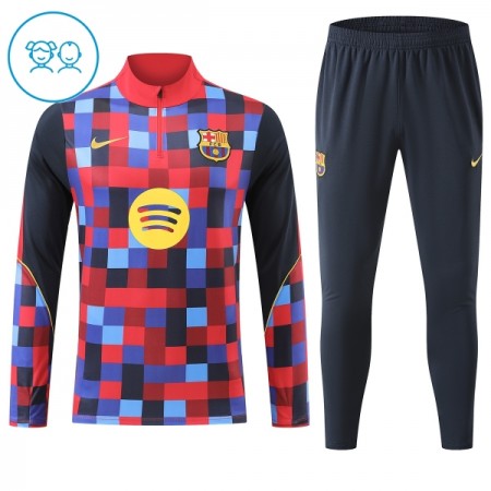 Barcelona Dječji Sweatshirt Za Trening 1/4-Zip 2026-27 Crvena Barcelona Dječji Sweatshirt Za Trening 1/4-Zip 2026-27 Crvena