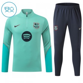 Barcelona Dječji Sweatshirt Za Trening 1/4-Zip 2026-27 Zelena