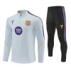 Barcelona Sweatshirt Za Trening 1/4-Zip 2026-27 Bijela Barcelona Sweatshirt Za Trening 1/4-Zip 2026-27 Bijela