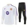Barcelona Sweatshirt Za Trening 1/4-Zip 2026-27 Bijela Barcelona Sweatshirt Za Trening 1/4-Zip 2026-27 Bijela