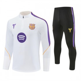 Barcelona Sweatshirt Za Trening 1/4-Zip 2026-27 Bijela