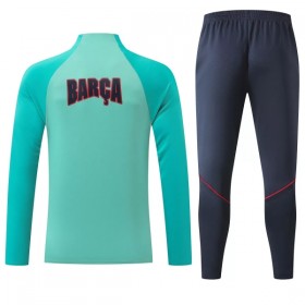 Barcelona Sweatshirt Za Trening 1/4-Zip 2026-27 Zelena