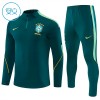 Brazil Dječji Sweatshirt Za Trening 1/4-Zip 2026-27 Zelena Brazil Dječji Sweatshirt Za Trening 1/4-Zip 2026-27 Zelena
