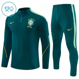 Brazil Dječji Sweatshirt Za Trening 1/4-Zip 2026-27 Zelena