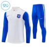 Chelsea Dječji Sweatshirt Za Trening 1/4-Zip 2026-27 Bijela Chelsea Dječji Sweatshirt Za Trening 1/4-Zip 2026-27 Bijela