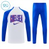 Chelsea Dječji Sweatshirt Za Trening 1/4-Zip 2026-27 Bijela