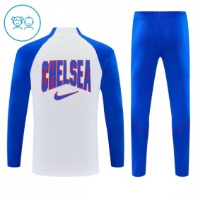 Chelsea Dječji Sweatshirt Za Trening 1/4-Zip 2026-27 Bijela