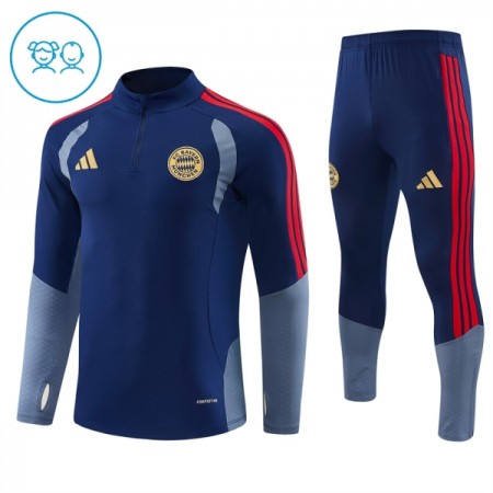 FC Bayern München Dječji Sweatshirt Za Trening 1/4-Zip 2026-27 Plava FC Bayern München Dječji Sweatshirt Za Trening 1/4-Zip 2026-27 Plava