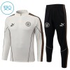 Manchester City Dječji Sweatshirt Za Trening 1/4-Zip 2026-27 Siva