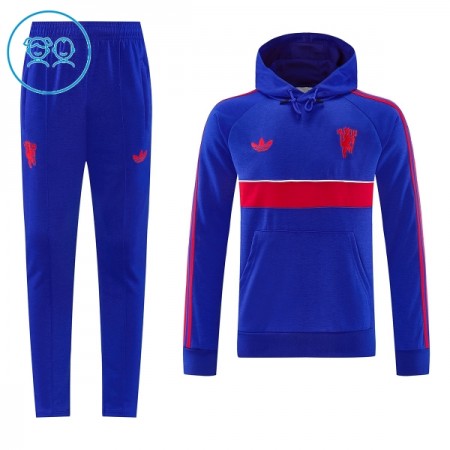 Manchester United Hoodie Dječji Sweatshirt Za Trening 2026-27 Plava Manchester United Hoodie Dječji Sweatshirt Za Trening 2026-27 Plava