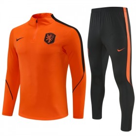 Nizozemska Sweatshirt Za Trening 1/4-Zip 2026-27 Naranča