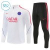 Paris Saint-Germain Dječji Sweatshirt Za Trening 1/4-Zip 2026-27 Bijela Paris Saint-Germain Dječji Sweatshirt Za Trening 1/4-Zip 2026-27 Bijela
