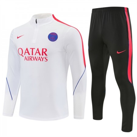 Paris Saint-Germain Sweatshirt Za Trening 1/4-Zip 2026-27 Bijela Paris Saint-Germain Sweatshirt Za Trening 1/4-Zip 2026-27 Bijela