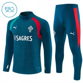 Portugal Dječji Sweatshirt Za Trening 1/4-Zip 2026-27 Plava