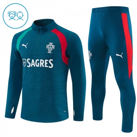 Portugal Dječji Sweatshirt Za Trening 1/4-Zip 2026-27 Plava