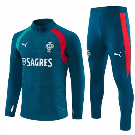 Portugal Sweatshirt Za Trening 1/4-Zip 2026-27 Plava Portugal Sweatshirt Za Trening 1/4-Zip 2026-27 Plava