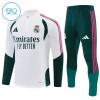 Real Madrid Dječji Sweatshirt Za Trening 1/4-Zip 2026-27 Bijela Real Madrid Dječji Sweatshirt Za Trening 1/4-Zip 2026-27 Bijela